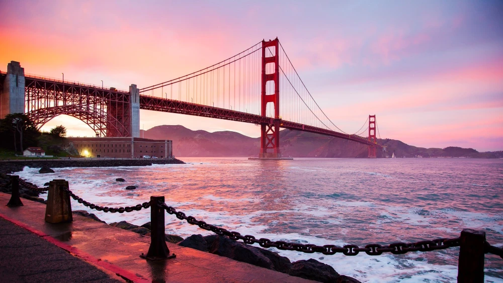 The Golden Gate Bridge in San Francisco. Credit: Pexels.