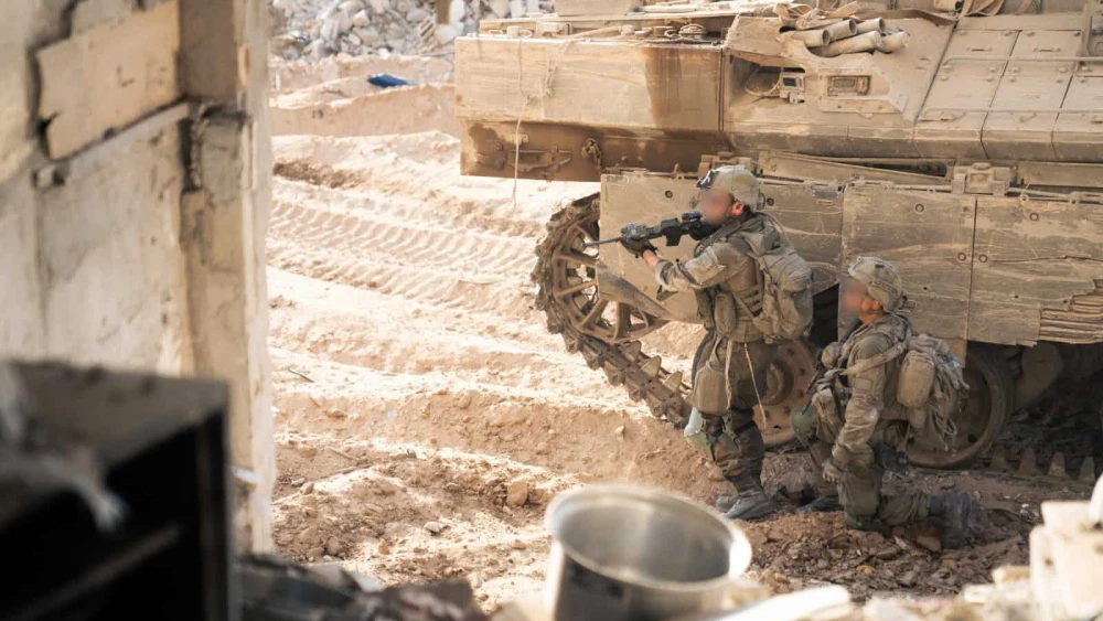 Israeli soldiers operate against Hamas terrorists in Gaza, July 2025. Credit: IDF.