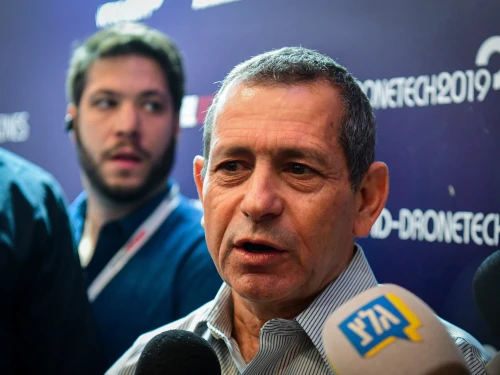 Israel Security Agency Director Nadav Argaman at the 8th International UVID Conference at the Avenue Convention Center in Airport City, on November 7, 2019. Photo by Flash90