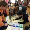 Click photo to download. Caption: Pictured here, the Rimon Initiative at Philadelphia’s Temple Sholom offers students project-based chugim (electives), an example cited by Rabbi Phil Warmflash and Anna Marx for an innovative new model in Jewish education. Credit: Provided photo.