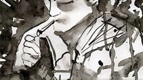 The cover of "This Year in Jerusalem," Jeffrey F. Barken's first published book. Credit: Banjo Press; cover art by Diana Muller.