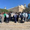 A delegation of prominent African Christian leaders visiting the Cave of the Patriarchs in Hebron, Judea, Oct. 28, 2025. Credit: Courtesy of the Deputy Foreign Minister's Office.