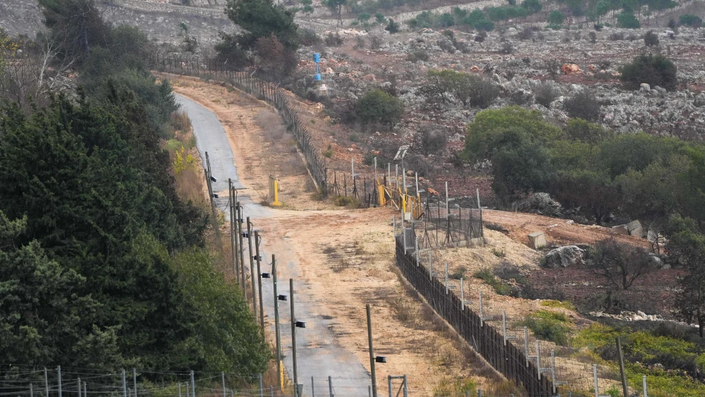 View of the Israeli border with Lebanon, Nov. 25, 2024. Photo by Ayal Margolin/Flash90.