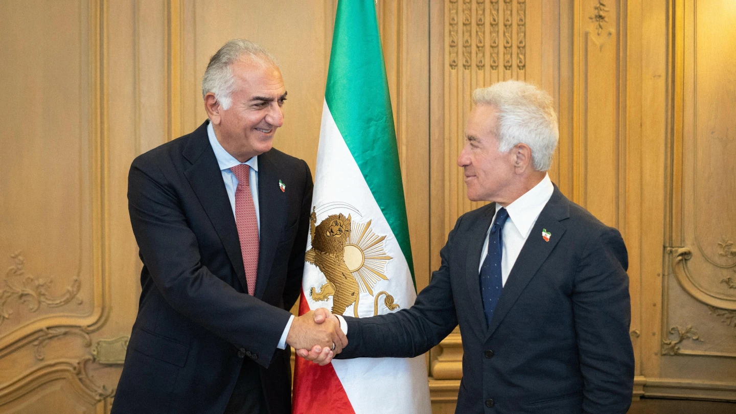 World Jewish leader meets Iranian Crown Prince Reza Pahlavi