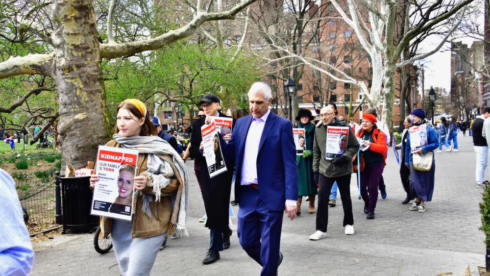 Manhattan march hostages