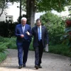 German President Frank-Walter Steinmeier (left) and Israeli President Isaac Herzog in Berlin on Sept. 4, 2022. Source: Twitter.
