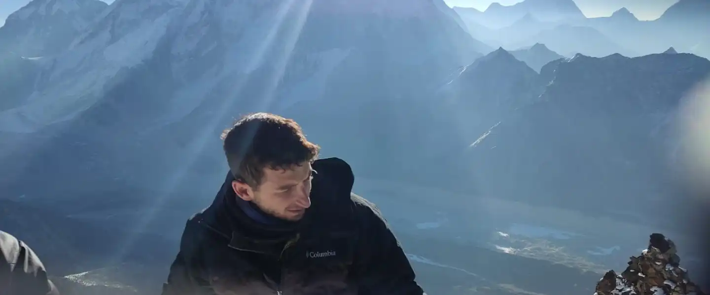 Aviad Sido climbing Mount Everest, May 2023. Credit: Courtesy.