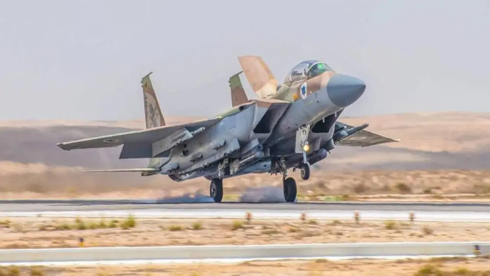 An Israeli fighter jet takes off in an undated photo. Source: @IAFsite/X.