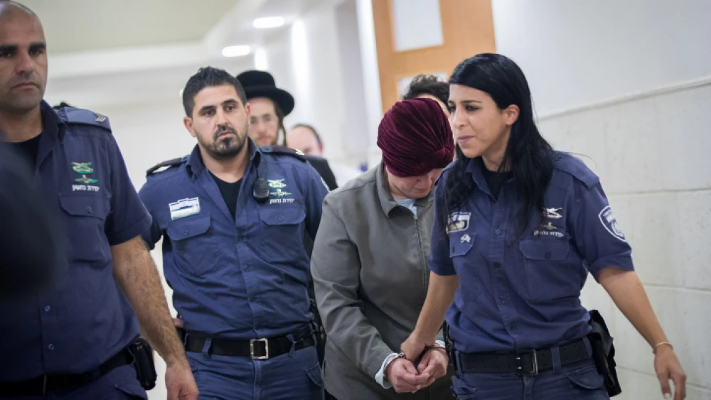 Malka Leifer at the District Court in Jerusalem, Feb. 14, 2018. Photo by Yonatan Sindel/Flash90.