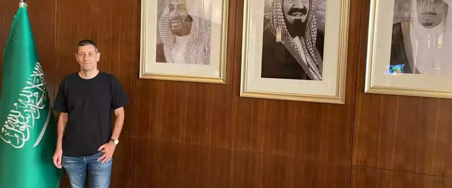 Israeli journalist Yoav Limor in Saudi Arabia. Photo: Yoav Limor.