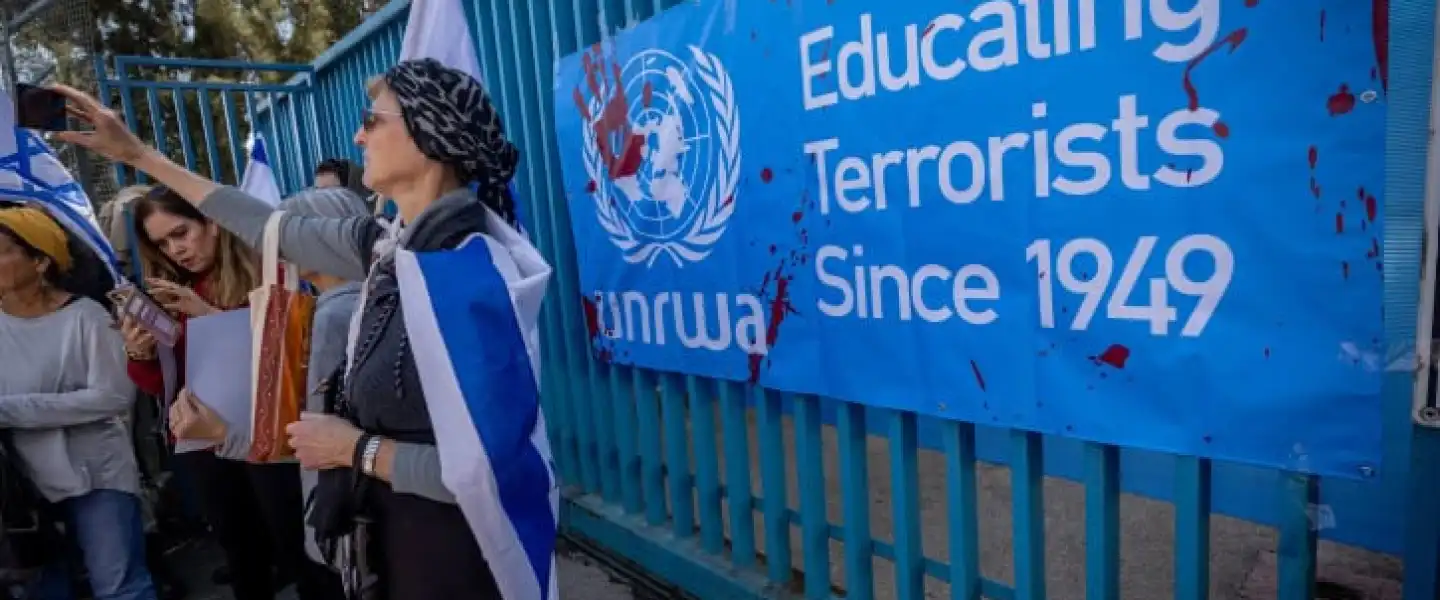 Protest Against UNRWA