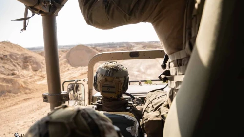 Israeli Defense Forces during a ground operation in the Gaza Strip on Dec. 3, 2023. Credit: IDF.