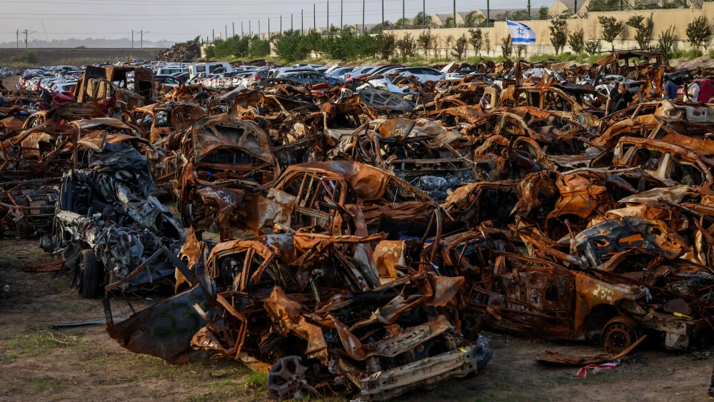 Destruction of Cars, Oct. 7, 2023