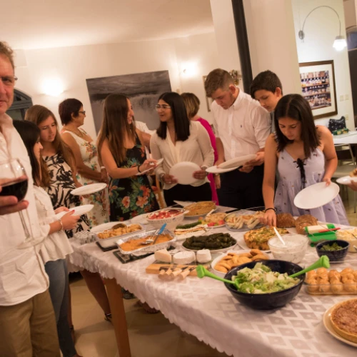 An Israeli family celebrates Shavuot in Tzur Hadassah on May 30, 2017. Photo By Nati Shohat/Flash90.