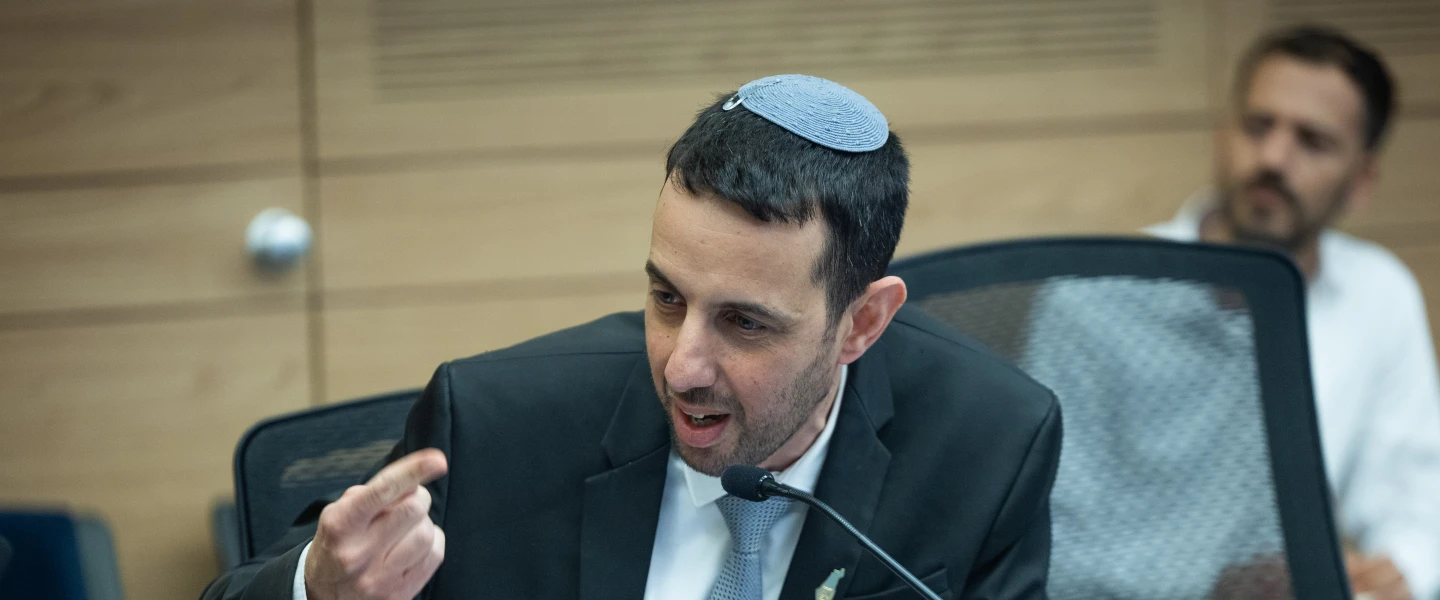 Likud MK Ariel Kallner attends a Constitution, Law and Justice Committee meeting at the Knesset in Jerusalem, May 19, 2026. Photo by Yonatan Sindel/Flash90,