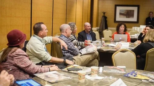 Jewish community newspaper editors and publishers gather at a session of the recent 2016 American Jewish Press Association (AJPA) conference in Washington, DC. Credit: AJPA via Facebook.