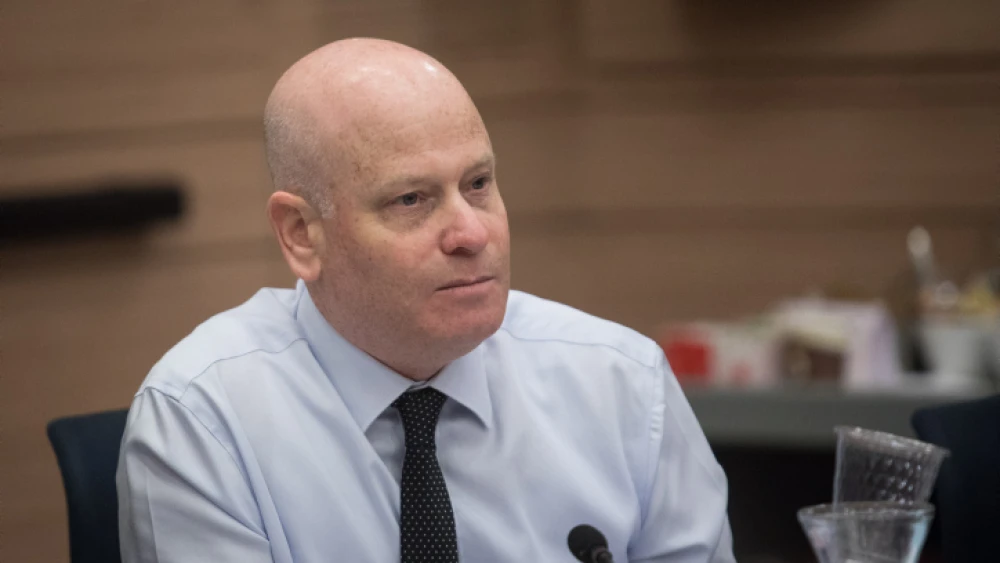Legal adviser Eyal Yinon at during a committee meeting at the Knesset in Jerusalem on Nov. 6, 2018. Photo by Hadas Parush/Flash90.