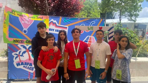 The Moroccan team in Haifa, July 2023. Credit: JCC Association of North America.