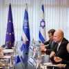 Knesset Speaker Amir Ohana meets with European Parliament President Roberta Metsola in Jerusalem on Feb. 13, 2025. Source: @AmirOhana/X.
