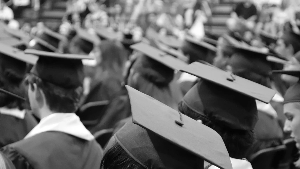 College university graduation students education