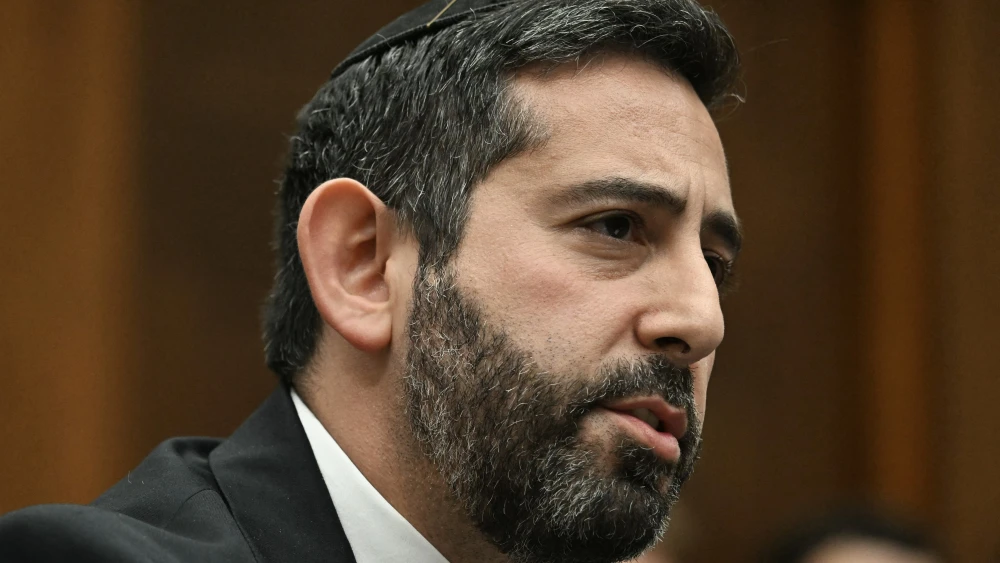Rabbi Mark Goldfeder, CEO of National Jewish Advocacy Center, testifies at a House Judiciary Subcommittee on the Constitution and Limited Government hearing on antisemitism on college campuses on Capitol Hill in Washington, D.C., May 15, 2024. Photo by Jim Watson/AFP via Getty Images.
