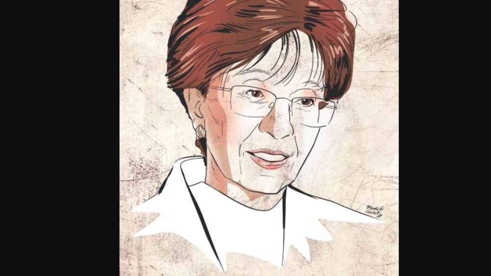 A poster for an upcoming rally in support of justice for Sarah Halimi, a 65-year-old Jewish woman who was murdered in France in 2017. Credit: Combat Antisemitism Movement.