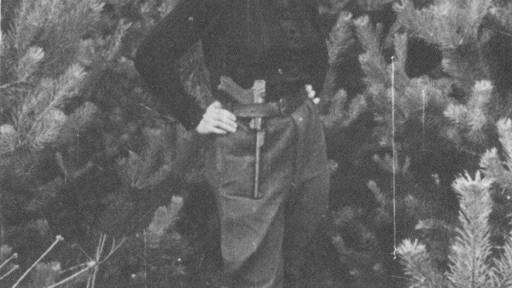 Chana Bern in a Polish forest during the German occupation. Credit: Courtesy of Yad Vashem.