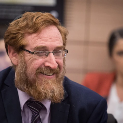 Knesset member Yehuda Glick at an Education Committee meeting discussing proposed legislation on children's rights and guardianship at the Knesset in Jerusalem on Jan. 17, 2018. Photo by Hadas Parush/Flash90.