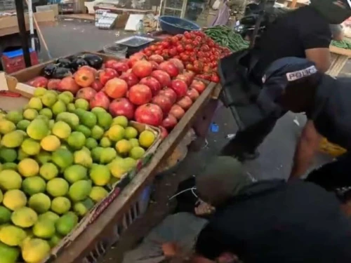 Member of the Israeli Police's elite counterterrorism Unit 33 arrest a terrorist suspect in Ramallah, Nov. 4, 2025. Credit: Israeli Police.