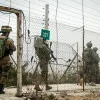 Israeli soldiers patrol the Lebanese border, April 26, 2021. Credit: IDF Spokesperson via TPS.