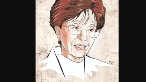 A poster for an upcoming rally in support of justice for Sarah Halimi, a 65-year-old Jewish woman who was murdered in France in 2017. Credit: Combat Antisemitism Movement.