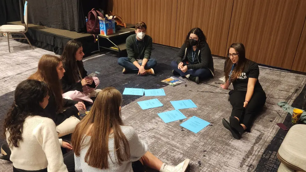 Students attend Jewish National Fund-USA’s High School Summit. Credit: JNF-USA.