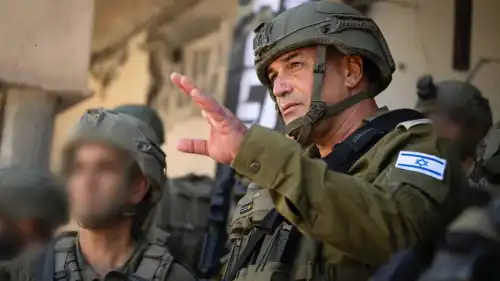IDF Chief of Staff, Lt. Gen. Eyal Zamir, conducts a field tour and situational assessment in Khan Yunis, in the southern Gaza Strip, on July 7, 2025. Credit: IDF.