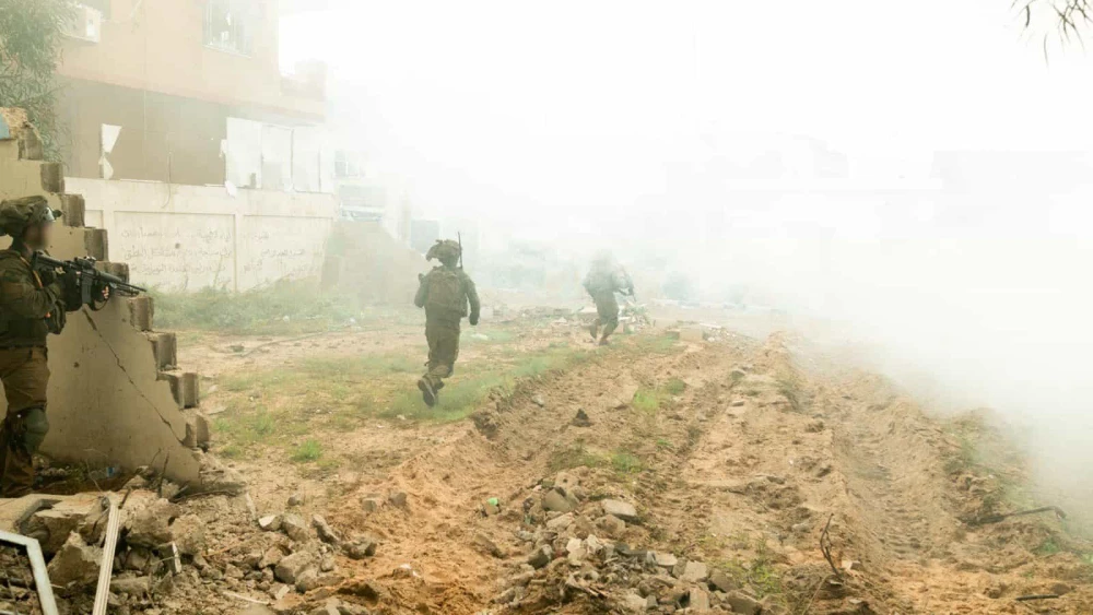 Israeli troops operating in the Hamas-ruled Gaza Strip, Dec. 24, 2023. Credit: IDF.
