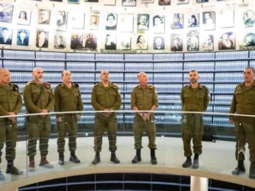 IDF General Staff at a seminar to mark Holocaust Remembrance Day, April 21, 2025. Credit: IDF.