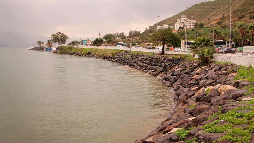 The Sea of Galilee on Jan. 20, 2020. Photo by Gershon Elinson/Flash90.