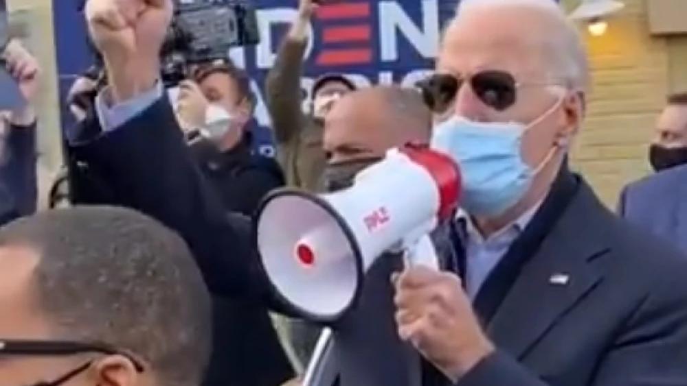 Joe Biden campaigning in Pennsylvania. Source: Screenshot.