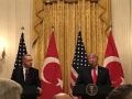 Turkish President Recep Tayyip Erdoğan and U.S. President Donald Trump at a White House press conference on Nov. 13, 2019. Photo by Jackson Richman/JNS.