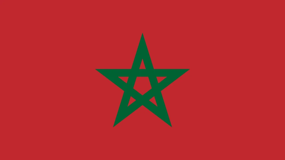 The flag of Morocco. Credit: Wikipedia.