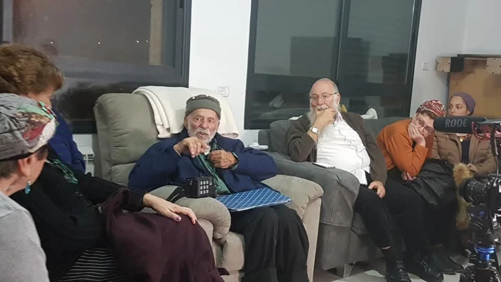 Yitzhak Ben-Hebron at a family gathering in Kiryat Arba in February 2019. Credit: Hebron Jewish Community.
