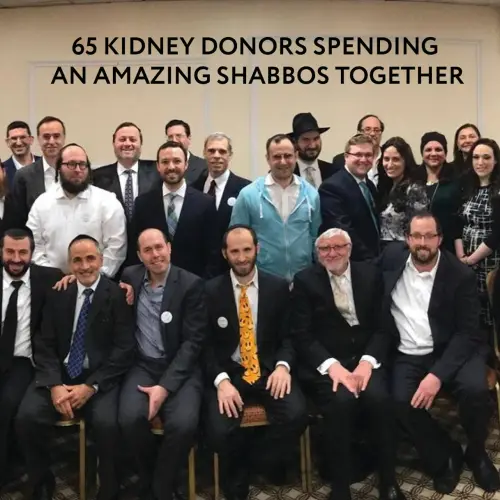 Renewal kidney donors spending Shabbat together. Credit: Facebook.