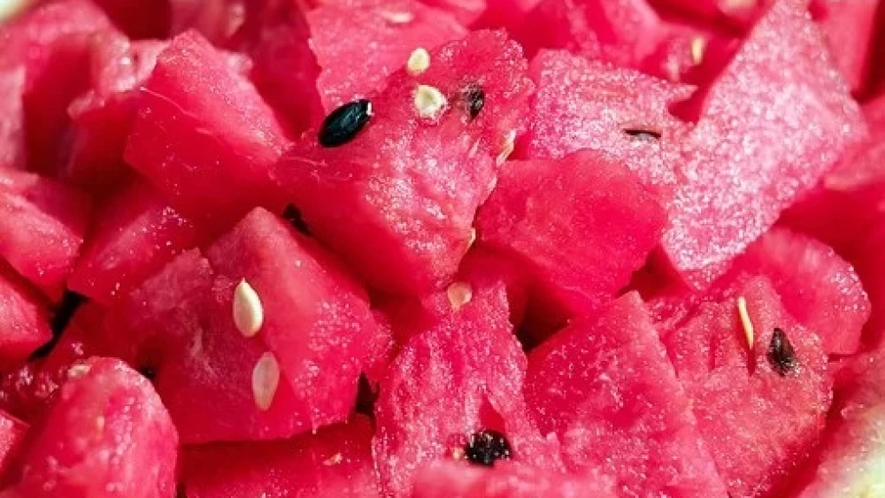 Diced watermelon. Credit: Pixabay.
