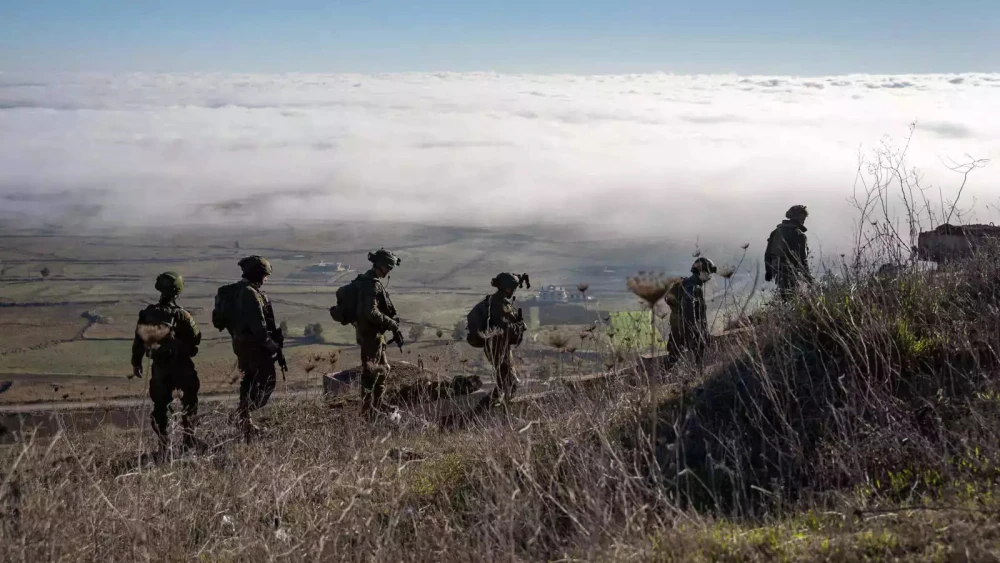 Israeli troops in Syrian territory. Credit: IDF Spokesperson's Unit.