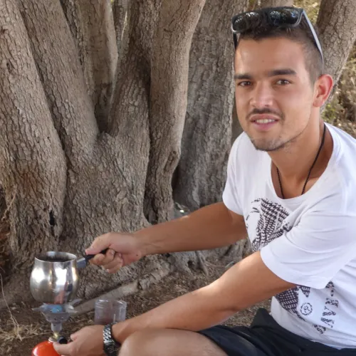 Omer Lev, shortly before he overdosed on fentanyl in 2019. Courtesy.