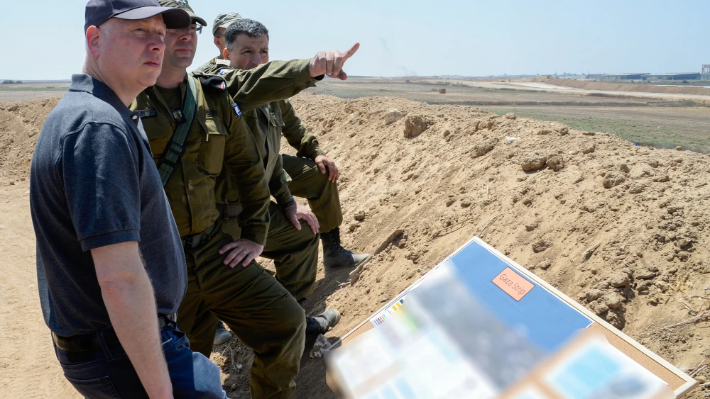 U.S. Special Representative for International Negotiations Jason Greenblatt seen during a visit to the Gaza-Israel border in on Aug. 30, 2017. Photo by David Azagury/U.S. Embassy Tel Aviv.