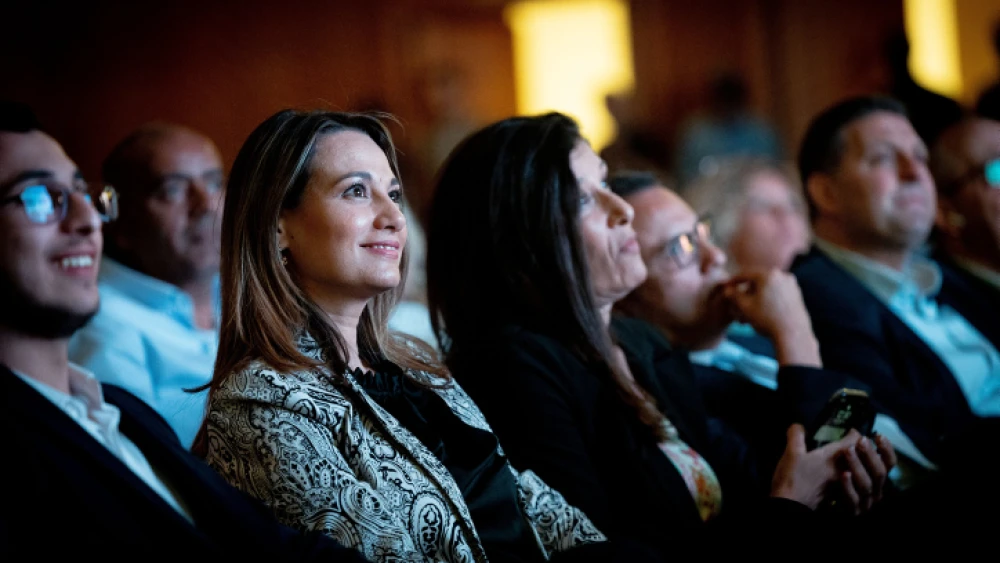 Israeli Education Minister Yifat Shasha-Biton attends a conference of Israel's National Student and Youth Council in Jerusalem, May 8, 2022. Photo by Yonatan Sindel/Flash90.