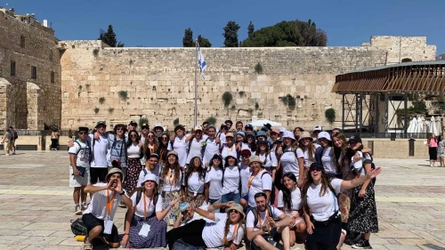 CVK Israel Summer Program participants. Credit: Courtesy.