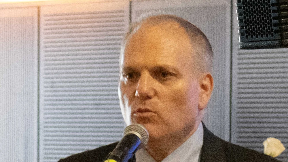 William Daroff, CEO of the Conference of Presidents of Major American Jewish Organizations, addresses the "Israel-U.S. Relations: Trends and Looking Ahead" conference, in Tel Aviv, on Nov. 14, 2022. Photo by David Isaac.