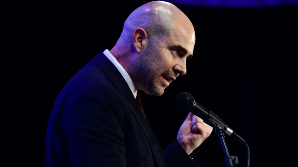 Israeli Justice Minister Amir Ohana speaks at a conference near Tel Aviv on Sept. 3, 2019. Photo by Tomer Neuberg/Flash90.