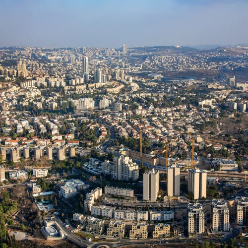 Aerial view of Jerusalem on Dec. 17, 2019. Photo by Moshe Shai/Flash90.